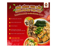 Gói Trọn Hương Vị Ẩm Thực Việt Tại Vua Lẩu